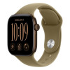 Apple Watch Series 12, 46 mm, Dark Bronze Aluminum, Olive Sport Band