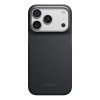 Чехол Pitaka Classic Edge Case для iPhone 18 Pro / 17 Pro (KI1801P) Black/Grey (Twill)