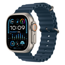 Apple Watch Ultra 2 GPS + Cellular, 49mm, корпус из титана, ремешок Ocean синего цвета (2023)