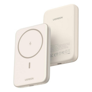 Внешний аккумулятор Ugreen PB560 5000mAh Magnetic Wireless Power Bank 15W (25207) белый