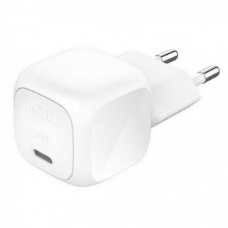 Сетевое зарядное устройство Belkin BoostCharge USB-C Compact Wall Charger 20W с кабелем (WCA009kq1MWH-B6) White