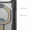 Чехол UAG Plasma XTE для iPhone 17 Pro Max 6.9" (114528113136) Ash/Titanium