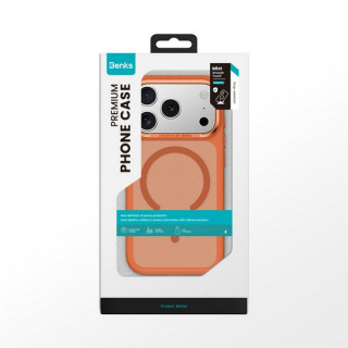 Чехол Benks Mist Protective Case для iPhone 17 Pro 6.3" (C.K.FF.AP.OR.A069) Orange