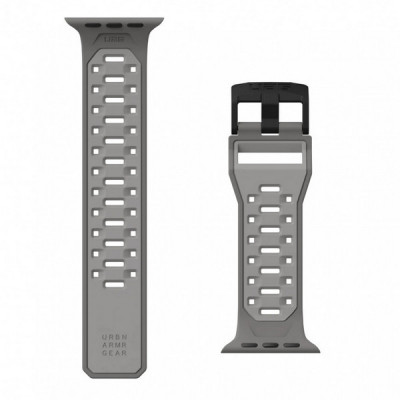 Ремешок UAG Civilian Silicone Strap для Apple Watch 49/46/45/44 мм (194002113636) Titanium