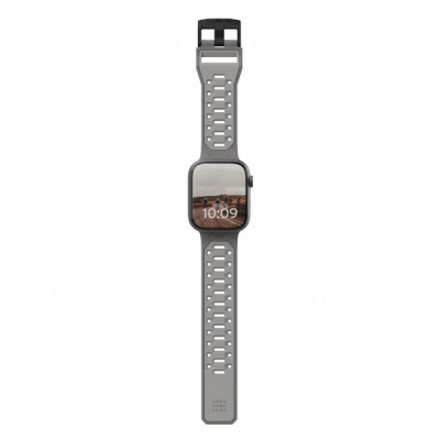Ремешок UAG Civilian Silicone Strap для Apple Watch 49/46/45/44 мм (194002113636) Titanium