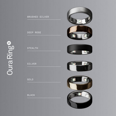 Умное кольцо Oura Ring Gen 5 Brushed Silver 8