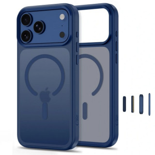 Чехол Tech-Protect Magmat CC MagFit для iPhone 18 Pro Max / 17 Pro Max (Matte Deep Blue)