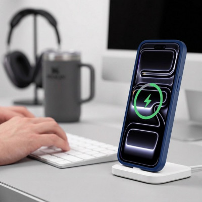 Чехол Tech-Protect Magmat CC MagFit для iPhone 18 Pro Max / 17 Pro Max (Matte Deep Blue)