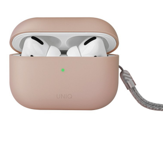 Чехол Uniq Lino Liquid silicone для AirPods Pro 2, розовый (AIRPODSPRO2-LINOPNK)