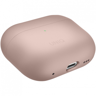 Чехол Uniq Lino Liquid silicone для AirPods Pro 2, розовый (AIRPODSPRO2-LINOPNK)