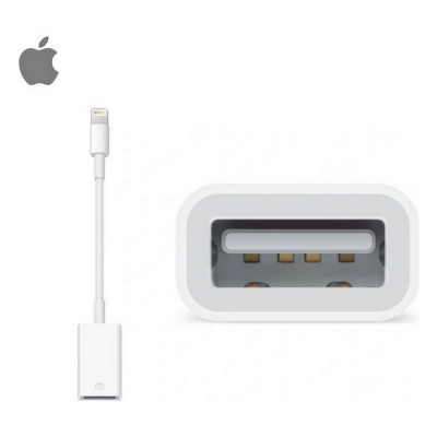 Адаптер Apple Lightning to USB Camera Adapter (MD821ZM/A) белый