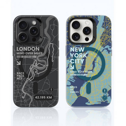 Чехол Benks Magnetic City Case для iPhone 16 Pro Max 6.9" принт London