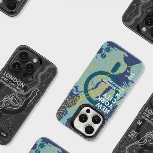 Чехол Benks Magnetic City Case для iPhone 16 Pro Max 6.9" принт London