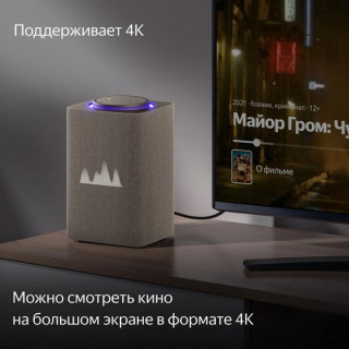 Умная колонка Яндекс Станция Макс с Zigbee (YNDX-00053E) бежевый
