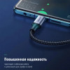 Кабель Ugreen US288 USB-A 2.0 - USB-C Cable Nickel Plating Aluminum Braid 1 м (60126) Black