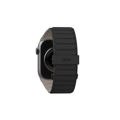 Ремешок силиконовый UAG Pathfinder Silicone для Apple Watch 49/46/45/44 мм Black/Titanium (194161114036)