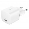 Сетевое зарядное устройство Belkin BoostCharge Wall Charger USB-C 25W (WCA012kqWH) White