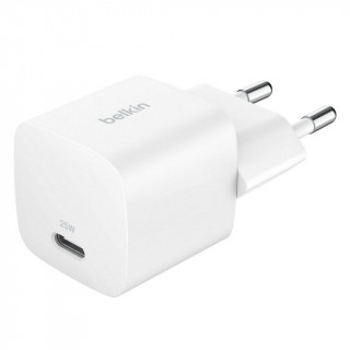 Сетевое зарядное устройство Belkin BoostCharge Wall Charger USB-C 25W (WCA012kqWH) White