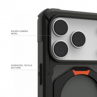 Чехол UAG Plasma XTE для iPhone 17 Pro 6.3" (114527114097) Black/Orange