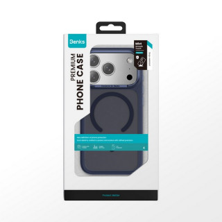 Чехол Benks Mist Protective Case для iPhone 17 Pro 6.3" (C.K.FF.AP.BE.A069) Blue