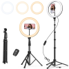 Кольцевая лампа для селфи ATUMTEK 12" Selfie Ring Light with 63" Extendable Tripod Stand (ATRL131)