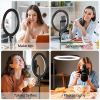 Кольцевая лампа для селфи ATUMTEK 12" Selfie Ring Light with 63" Extendable Tripod Stand (ATRL131)