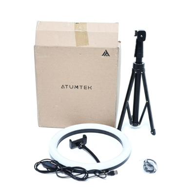 Кольцевая лампа для селфи ATUMTEK 12" Selfie Ring Light with 63" Extendable Tripod Stand (ATRL131)