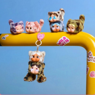 ​Коллекционная фигурка POPMART CRYBABY Wild But Cutie Series - Vinyl Plush Pendant Blind Box