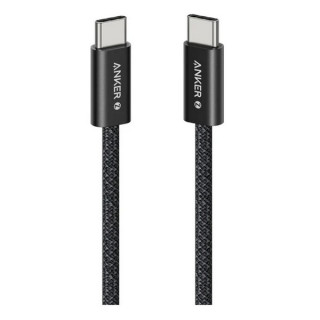 Кабель Anker Dirt-Resistant USB-C to USB-C Cable 240W 1.8 м (A8060H12) Black