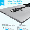 Кабель Anker Dirt-Resistant USB-C to USB-C Cable 240W 1.8 м (A8060H12) Black
