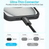 Кабель Anker Dirt-Resistant USB-C to USB-C Cable 240W 1.8 м (A8060H12) Black