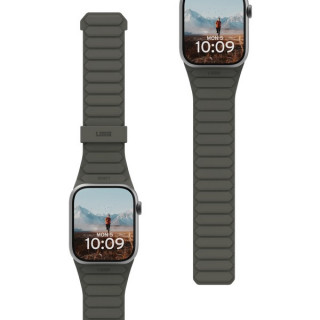Ремешок силиконовый UAG Pathfinder Silicone для Apple Watch 49/46/45/44 мм (Olive/Rust) (194161117291)
