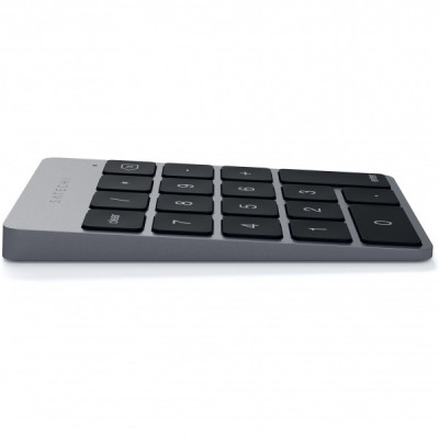 Беспроводная клавиатура Satechi Slim Rechargeable Aluminum Bluetooth Keypad темно-серая ST-SALKPM