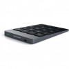 Беспроводная клавиатура Satechi Slim Rechargeable Aluminum Bluetooth Keypad темно-серая ST-SALKPM