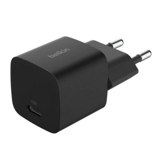 Сетевое зарядное устройство Belkin BoostCharge Wall Charger USB-C 25W с кабелем (WCA012kq1MBK-B6) Black