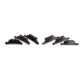 Набор плоских и изогнутых клеящихся платформ GoPro Flat + Curved Adhesive Mounts AACFT-001,черный