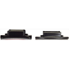 Набор плоских и изогнутых клеящихся платформ GoPro Flat + Curved Adhesive Mounts AACFT-001,черный