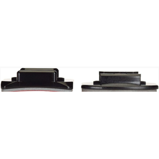 Набор плоских и изогнутых клеящихся платформ GoPro Flat + Curved Adhesive Mounts AACFT-001,черный