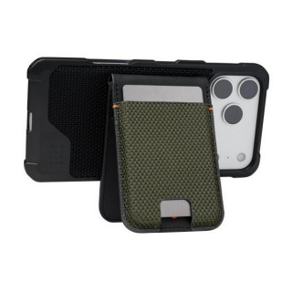 Магнитный кошелек-подставка UAG Metropolis Kevlar Wallet (96444511397B) Element Green