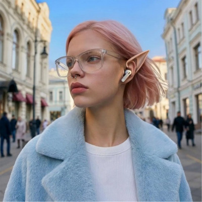 Беспроводные TWS-наушники Яндекс Дропс с Алисой AI (YNDX-00150WHT) Белый