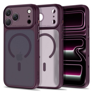 Чехол Tech-Protect Magprime CC MagFit для iPhone 18 Pro Max / 17 Pro Max (Matte Dark Cherry)