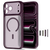Чехол Tech-Protect Magprime CC MagFit для iPhone 18 Pro Max / 17 Pro Max (Matte Dark Cherry)