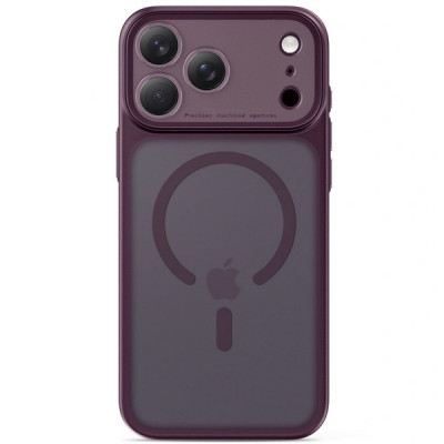 Чехол Tech-Protect Magprime CC MagFit для iPhone 18 Pro Max / 17 Pro Max (Matte Dark Cherry)