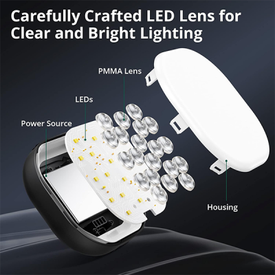 Светодиодная лампа ATUMTEK LED Video Light with Clip для ноутбуков и планшетов с крепежом (ATRL132)