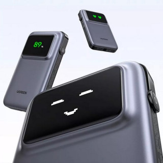 Внешний аккумулятор Ugreen PB511 UNO 10000mAh 30W (35603B) серый