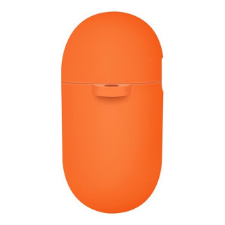 Чехол Uniq Nexo Liquid silicone +carabin +Sports ear hooks для Airpods 4 Volt Orange (AIRPODS(2024)-NEXVORG)