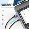 Кабель Ugreen US288 USB-A 2.0 - USB-C Cable Nickel Plating Aluminum Braid 1 м (60131) White