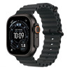 Apple Watch Ultra 3, 49mm, черный титан, ремешок Ocean черного цвета (2025)