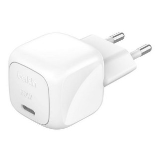 Сетевое зарядное устройство Belkin BoostCharge Compact USB-C Wall Charger 30 Вт с кабелем (WCA008kq1MWH-B6) White