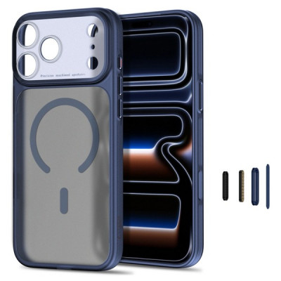 Чехол Tech-Protect Magprime CC MagFit для iPhone 18 Pro Max / 17 Pro Max (Matte Deep Blue)